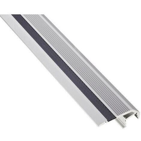 Profilé nez de marche 1000 mm Y62397351 – Aluminium anodisé – Largeur 54.2 mm – Hauteur 25 mm – 1 pièce – Barthelme - MM 1 PC (1/2)