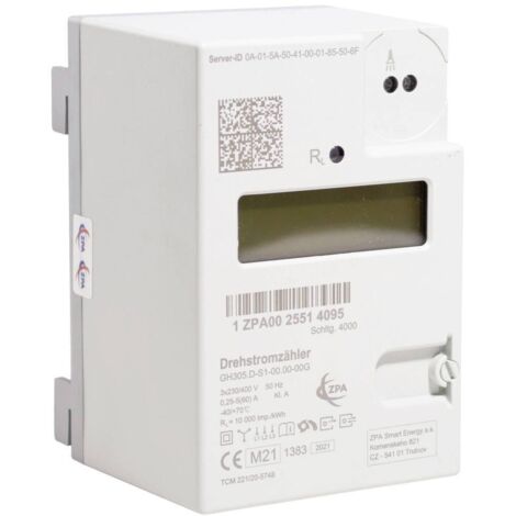 Counttec ZPA ZPA Compteur d'énergie triphasé numérique 60 A conformité MID: oui 1 pc(s) S150032 (1/3)