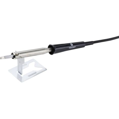 Toolcraft – Fer à souder 100W 230V forme crayon – Température max 550°C – Panne précise pour petites pièces – Léger et maniable