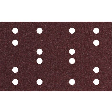 FEUILLES ABRASIVES AUTO-AGRIPPANTES 80 X 133 MM, P 80, 16 TROUS, À FIXATION AUTO-AGRIPPANTE (SRA) (635192000) (1/2)