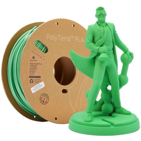 Polymaker 70846 PolyTerra PLA Filament PLA faible teneur en plastique 1.75 mm 1000 g vert (mat) 1 pc(s)