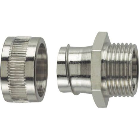 HellermannTyton 166-30301 SC12-FM-M16 Raccord de tuyau métal 10.20 mm droit 1 pc(s) (1/2)