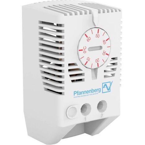 Pfannenberg Thermostat d'armoire de distribution FLZ 520 THERMOSTAT 0..+60°C 240 V/AC 1 NF (R) (L x l x H) 36 x 40 x 72 (1/4)