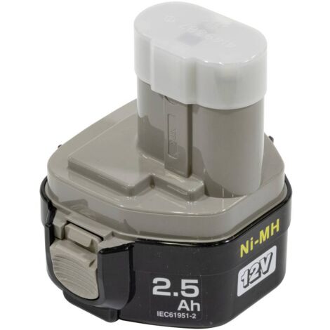 Makita – Batterie 12V 2.5Ah 1931004 – Technologie NiMH – Performance fiable pour outils électriques – 1 batterie incluse