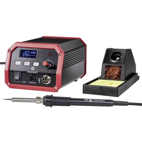 Station de soudageTOOLCRAFT ST-100D numérique 100 W 150 - 450 °C avec panne à souder