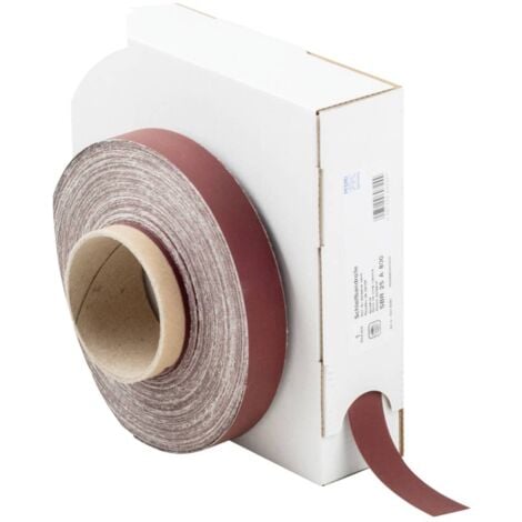 Rouleau papier abrasif corindon 115 mm x 10 M Grain 180 - 306729 -  Silverline