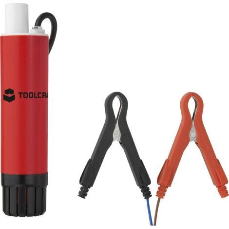 Pompe In-line TOOLCRAFT 1893 L/h - 12 V/DC - Pompe Submersible Pour Eau De Mer Ou Diesel - Usage Multiple