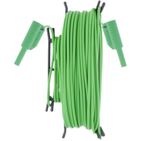 Metrel A 1608 Cordon de mesure de sécurité banane mâle 4 mm banane mâle 4 mm 20 m vert 1 pc(s)
