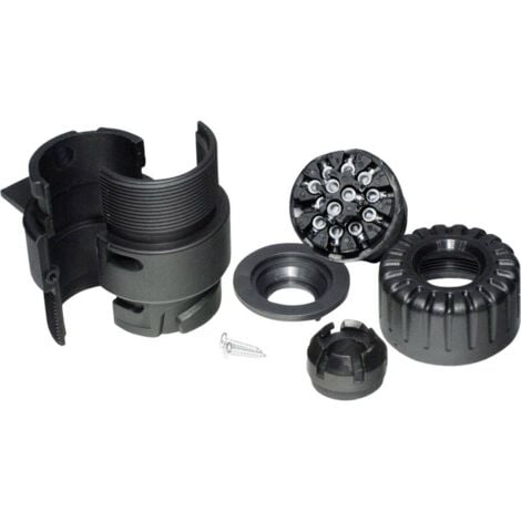 Prise mâle pour remorque SecoRüt 30120 [prise femelle 13 pôles - prise mâle 13 pôles] plastique ABS