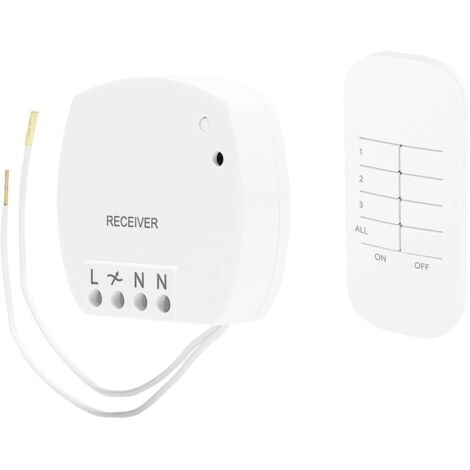 Smartwares SH4-99560 FSK 433 MHz Commutateur sans fil, Télécommande avec fonction de variation SH4-99560 S414832