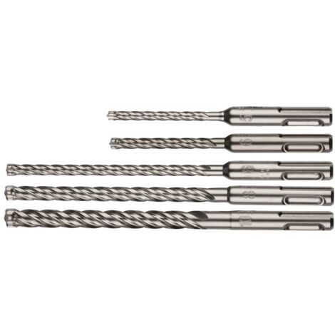 Coffret de 5 Forets MAKITA B-58992 SDS-Plus 4 taillants TCT NEMESIS II
