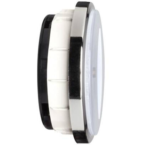 Horloge radiopilotée TFA Dostmann 60.3543.02 radiopiloté(e) 90 mm x 36 mm chrome (brillant) à encastrer S415522