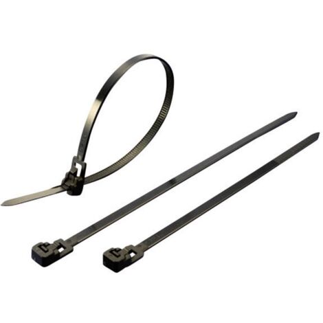 TRU COMPONENTS 1592762 TC-HVC125203 Assortiment de serre-câbles 125 mm 7.60 mm naturel réouvrable 100 pc(s) (1/3)