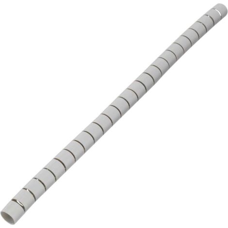 Gaine spirale 8 mm (max) TRU COMPONENTS TC-MX-KLT8GY203 1593184 gris 5 m (1/3)