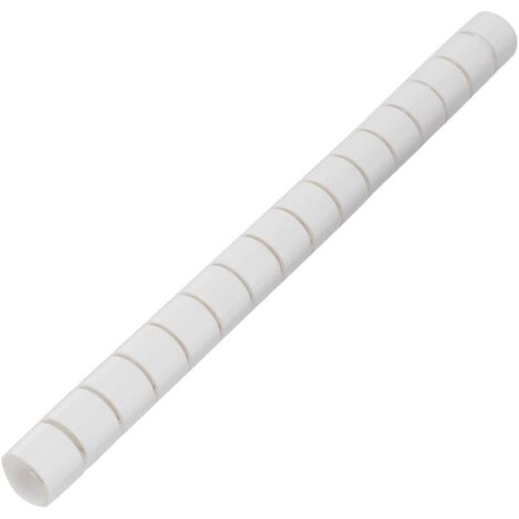 Gaine spirale 8 mm (max) TRU COMPONENTS TC-MX-KLT8WE203 1593189 blanc 5 m (1/3)