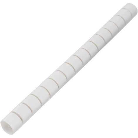 Gaine spirale 32 mm (max) TRU COMPONENTS TC-MX-KLT32WE203 1593193 blanc 5 m (1/4)