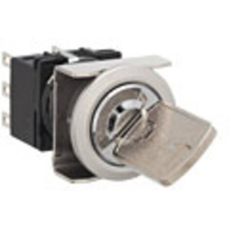 Idec LB6MK-21T6B LB6MK-21T6B Commutateur à clé 250 V 5 A 1 x Off/(On) 1 x 90 ° IP65 1 pc(s) S111622 (1/2)
