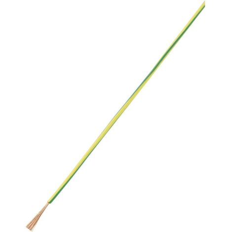 TRU COMPONENTS 1571384 Fil de câblage LiY 1 x 0.50 mm² vert, jaune 10 m (1/3)