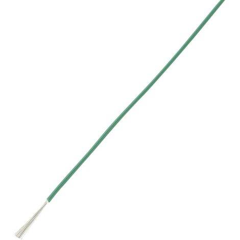 TRU COMPONENTS 1565234 Fil de câblage LiY 1 x 0.22 mm² vert 100 m (1/3)