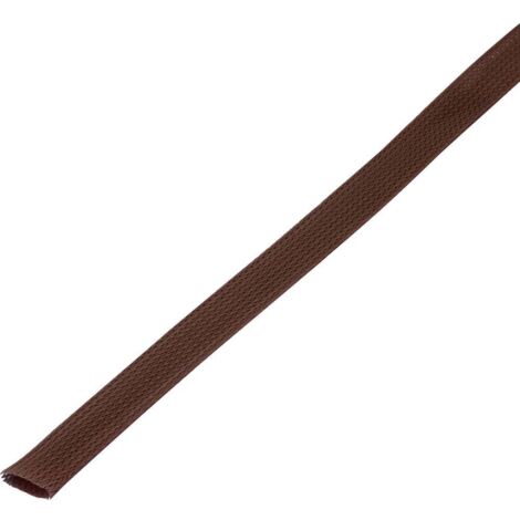 Gaine tressée TRU COMPONENTS CBBOX3037-BN 1568185 marron PET 30 à 37 mm 5 m (1/2)