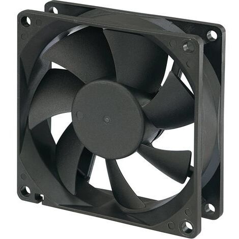 TRU COMPONENTS RD8025B24H Ventilateur axial IP58 24 V/DC 57 m³/h (L x l x H) 80 x 80 x 25 mm S479641 (1/4)