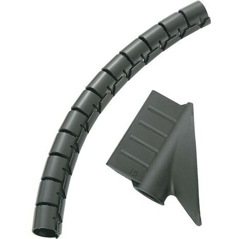 Gaine spirale 15 mm (max) TRU COMPONENTS TC-MX-KLT15BK203 1593180 noir 5 m (1/2)