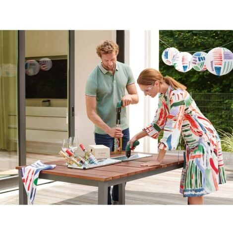 Perceuse-visseuse sans fil Bosch Home and Garden IXO 6 Classic Vino Set 06039C7103 3.6 V 2.5 Ah Li-Ion