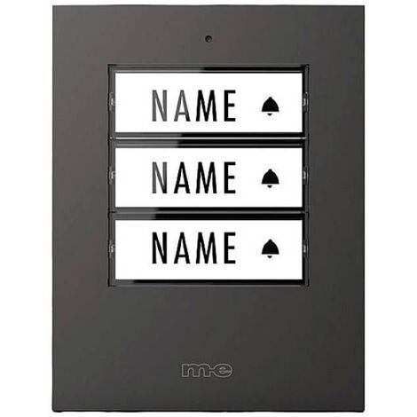 m-e modern-electronics 41307 Sonnette sans fil Emetteur éclairée, avec porte-nom X915502 (1/2)