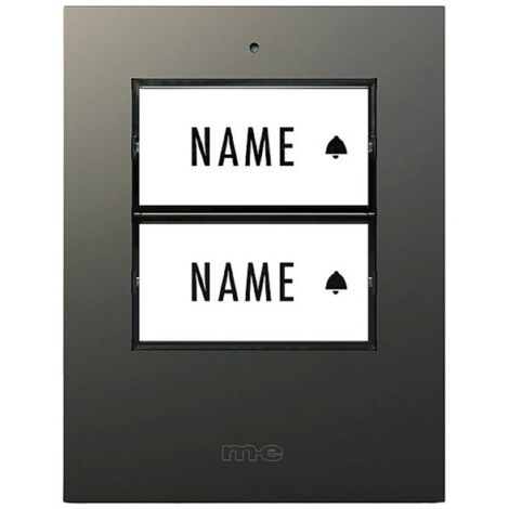 m-e modern-electronics 41305 Sonnette sans fil Emetteur éclairée, avec porte-nom (1/3)