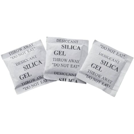 Sachet absorbeur d'humidité 10 g (L x l x H) 72 x 57 x 3 mm transparent Gel de silice 250 pc(s)
