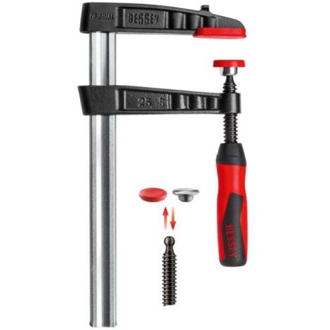 Serre-joint à vis Bessey en fonte malléable 500 x 120 mm - TG50S12-2K