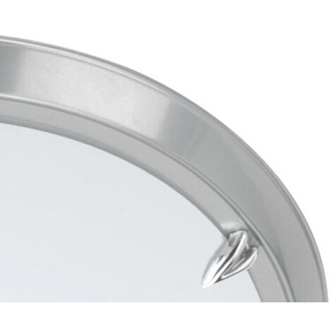 Brilliant Livorno 90288/11 Lampada Da Parete/Soffitto - Titanio, Vetro E Plastica - E27 Max 53W - Diametro 30 Cm