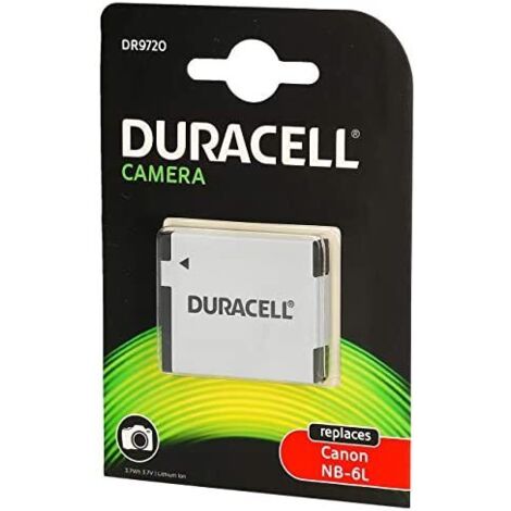 Duracell NB-6L Batterie pour appareil photo Remplace l'accu d'origine NB-6L 3.7 V 700 mAh V380961 (1/4)