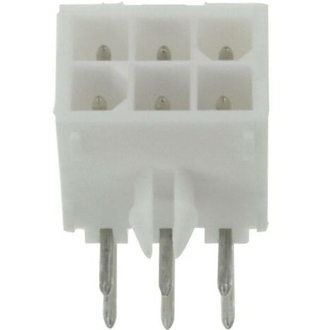 TE Connectivity Boîtier mâle (platine) série Mini-Universal-MATE-N-LOK Nbr total de pôles 8 Pas: 4.14 mm 1-770970-1 1 p (1/3)