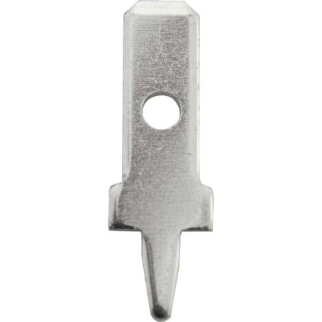 Languette 2.8 x 0.8 mm Vogt Verbindungstechnik 3775l08.28 180 ° non isolé métal 100 pc(s) A585191 (1/3)