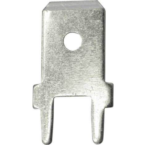 Languette 6.3 x 0.8 mm Vogt Verbindungstechnik 3866a.61 180 ° non isolé métal 100 pc(s) (1/3)