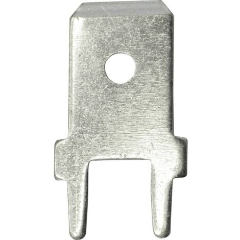 Languette 6.3 Vogt Verbindungstechnik 3866l.68 180 ° non isolé métal 100 pc(s) A585401 (1/3)