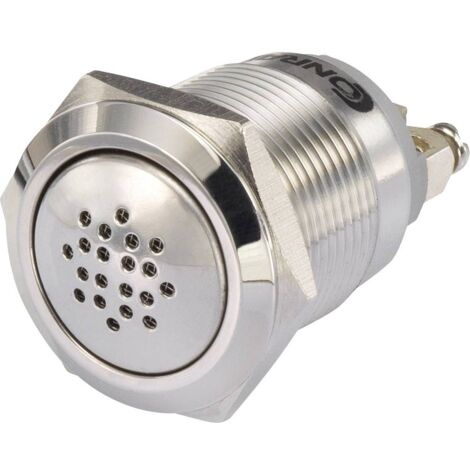 Générateur de signal TRU COMPONENTS GQ16B-M/12V 1231432 85 dB 12 V/DC 16 mm x 32.5 mm 1 pc(s)