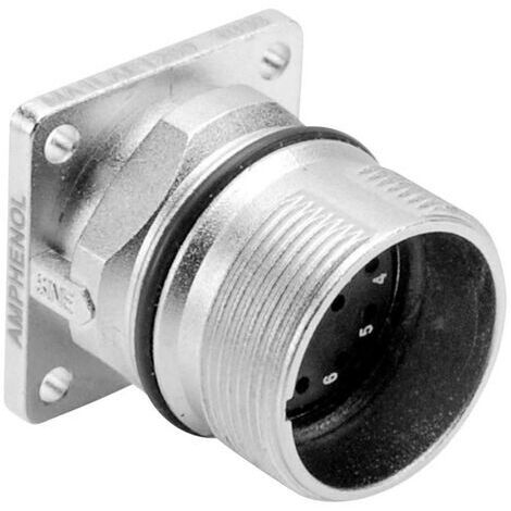 Amphenol MA1LAE1200 Cosse cylindrique mâle embase femelle, contacts droits Nombre total de pôles: 12 Série (connecteur (1/5)