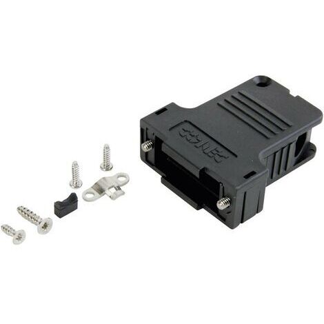 Capot SUB-D 50 pôles Conec 165X14599XE matière plastique 45 ° noir 1 pc(s) A253841 (1/2)