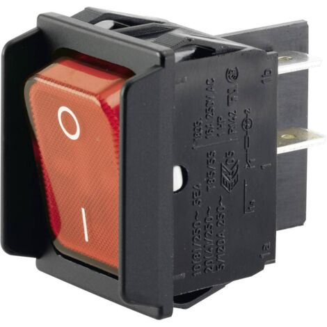 Marquardt 1835.3602 Interrupteur à bascule 01835.3602-00 250 V/AC 16 A 2 x Off/On IP40 à accrochage 1 pc(s) (1/2)
