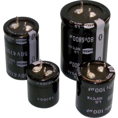 Teapo SLG337M450S1A5550K Condensateur électrolytique Snap-In 10 mm 330 µF 450 V 20 % (Ø x H) 30 mm x 50 mm 1 pc(s) Y536821 (1/2)