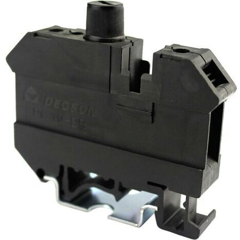 Degson PC10-DR-01P-13-00AH-1 Bloc de jonction à fusibles 12.0 mm raccord à vis noir 1 pc(s) (1/2)