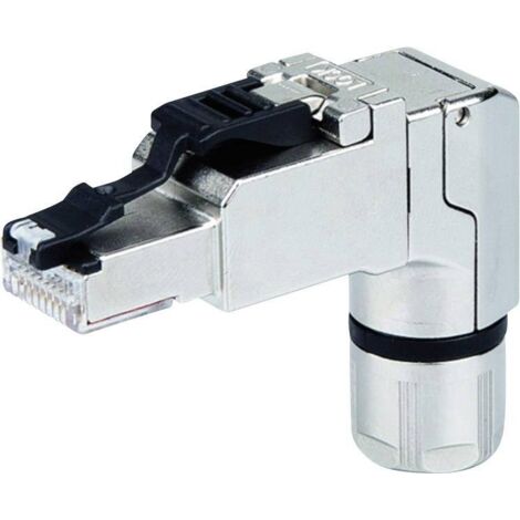 RJ45 mâle coudé, assemblage sur site Telegärtner 100023064 100023064 RJ45 mâle, droit 1 pc(s) (1/5)