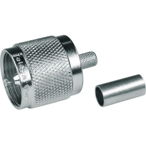 Telegärtner J01040A0006 J01040A0006 Connecteur UHF mâle, droit 50 Ω 1 pc(s) (1/3)
