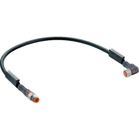 Connecteur confectionné pour capteurs/actionneurs Belden RSMV 3-RKMWV 3-224/0,6M 43655-1 M8 mâle, droit, femelle, coudé (1/2)