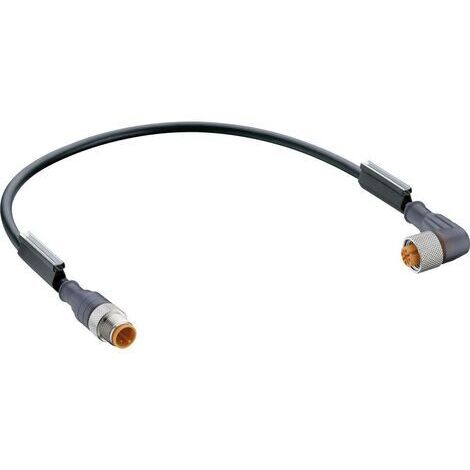 Connecteur confectionné pour capteurs/actionneurs Belden RST 3-RKWT 4-3-224/5M 28980-1 M12 mâle, droit, femelle, coudé (1/2)
