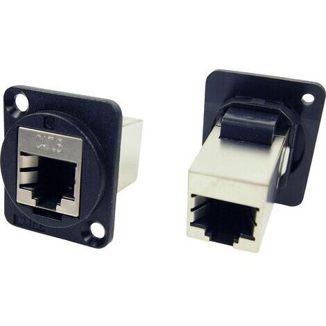 Prolongateur RJ45 femelle 8P8C vers RJ45 femelle 8P8C Cliff CP30222SX 1 pc(s) Y625151 (1/2)