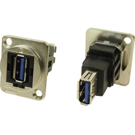 Prolongateur USB 3.0 femelle type A vers USB 3.0 femelle type A Cliff CP30205NM 1 pc(s) W911131 (1/2)