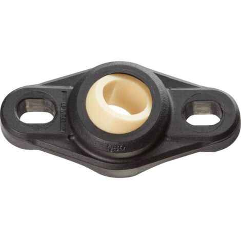 Palier Applique Igus EFOM-10 - Ø Perçage 10mm - Écartement 36mm - Iglidur W300 - Sans Entretien